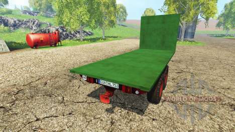 Eigenbau Ballenwagen para Farming Simulator 2015