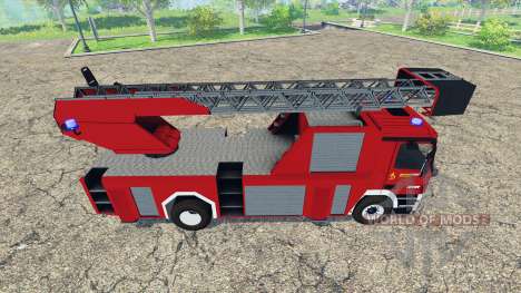 Mercedes-Benz Actros 4141 Belgian Fire Truck para Farming Simulator 2015