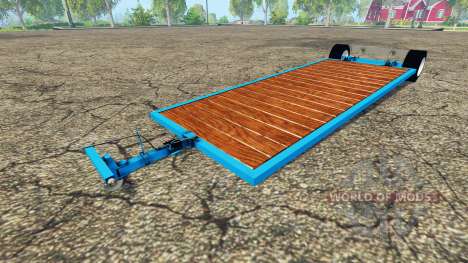 Low platform trailer v2.0 para Farming Simulator 2015