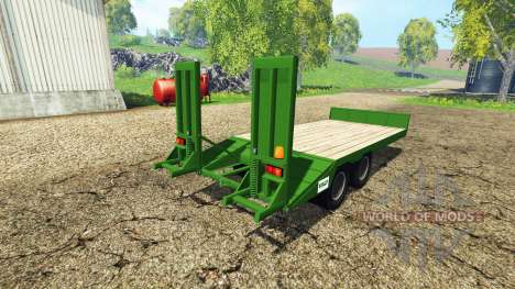 Lowboy trailer Fendt para Farming Simulator 2015
