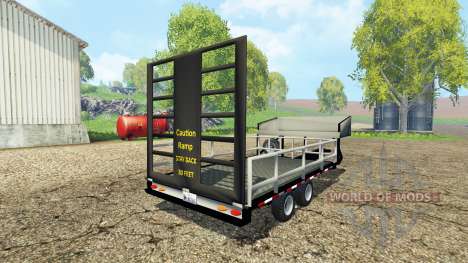 Reboque de dois eixos para Farming Simulator 2015