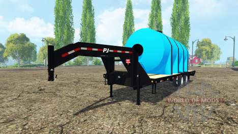 PJ Trailers Gooseneck fertilizer para Farming Simulator 2015