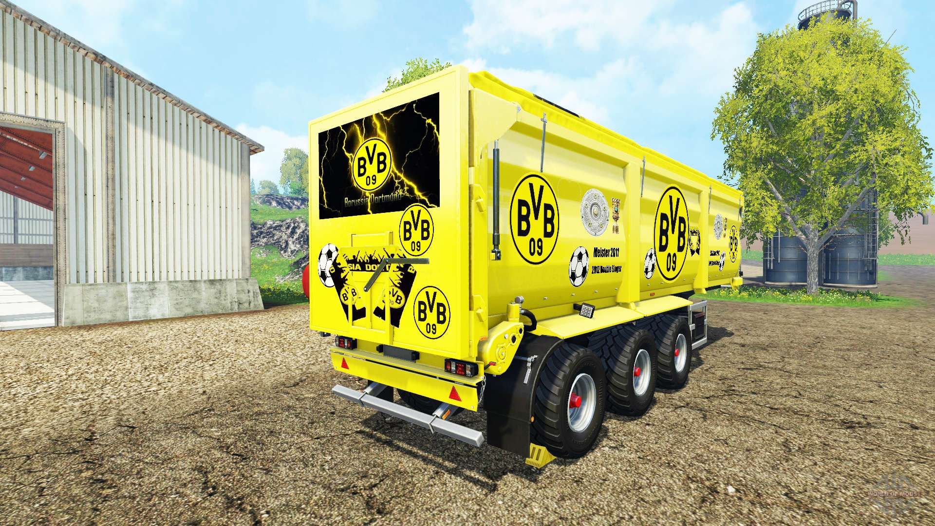 Krampe Sb 30 60 Borussia Dortmund Para Farming Simulator 2015 3807