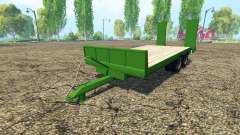 Lowboy trailer Fendt para Farming Simulator 2015