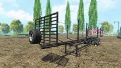Semi-reboque de madeira para Farming Simulator 2015