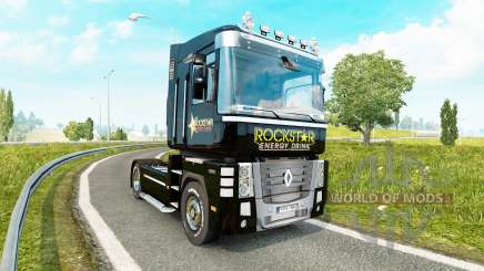 Rockstar Energia para a pele do Renault Magnum unidade de tracionamento para Euro Truck Simulator 2