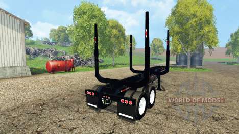 Logging semitrailer para Farming Simulator 2015