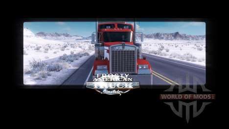 Gelado no inverno a v2.1 para American Truck Simulator