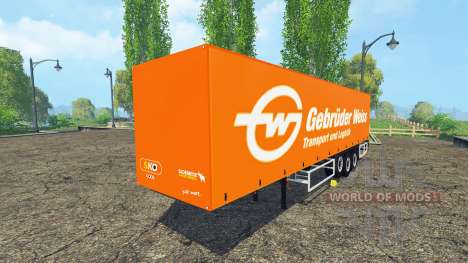 Schmitz Cargobull Gebruder Weiss para Farming Simulator 2015