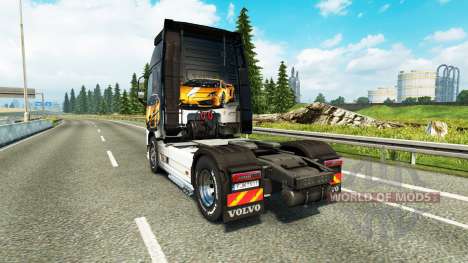 Peles Lamborghini Gallardo para a Volvo caminhõe para Euro Truck Simulator 2