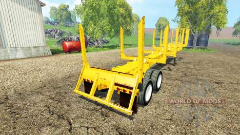 American logger trailer para Farming Simulator 2015