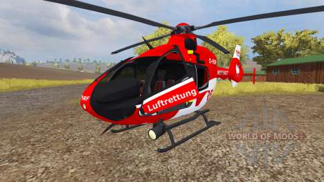 Eurocopter EC135 T2 DRF para Farming Simulator 2013