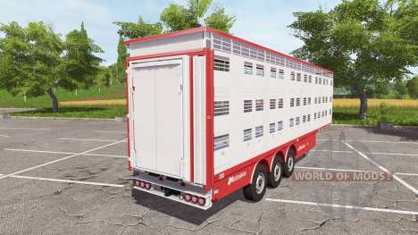Michieletto livestock trailer v1.1 para Farming Simulator 2017