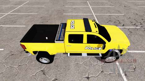 Chevrolet Silverado 3500 HD Police para Farming Simulator 2017