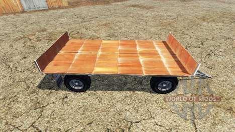 Fortschritt HW 80 bale trailer para Farming Simulator 2015