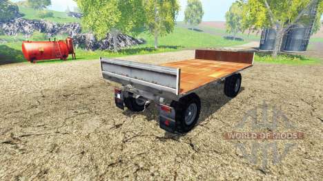 Fortschritt HW 80 bale trailer para Farming Simulator 2015