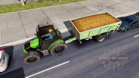 John Deere in traffic para American Truck Simulator