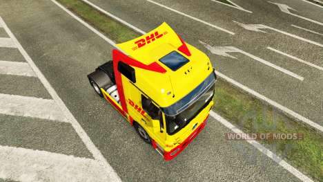 Pele DHL para trator Mercedes-Benz para Euro Truck Simulator 2