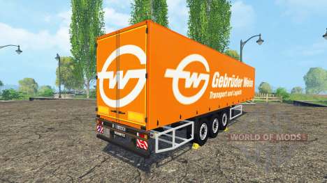 Schmitz Cargobull Gebruder Weiss para Farming Simulator 2015