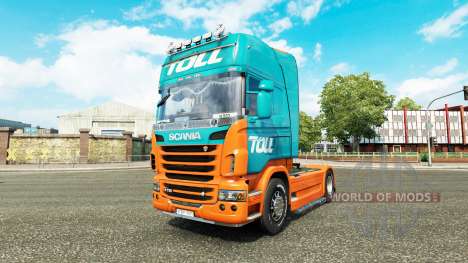 Pedágio pele para o Scania truck para Euro Truck Simulator 2