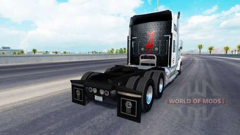 Pele Alabama no caminhão Kenworth W900 para American Truck Simulator