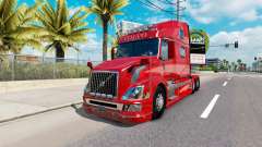 Pele Vermelha Fantasia v2.0 para a Volvo caminhões VNL 780 para American Truck Simulator