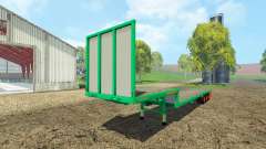 Aguas-Tenias semitrailer platform para Farming Simulator 2015