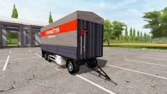 Flatbed trailer para Farming Simulator 2017