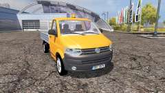Volkswagen Transporter Dropside (T5) para Farming Simulator 2013