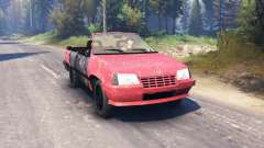 Opel Kadett Cabrio (E) v2.0 para Spin Tires