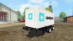 Container semitrailer para Farming Simulator 2015