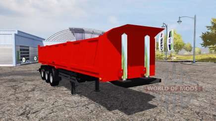 Tipper semitrailer v1.1 para Farming Simulator 2013