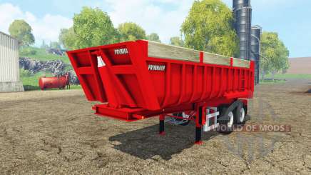 Fruehauf tipper semitrailer para Farming Simulator 2015