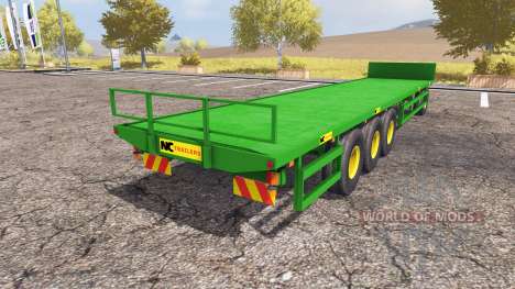 NC bale trailer para Farming Simulator 2013