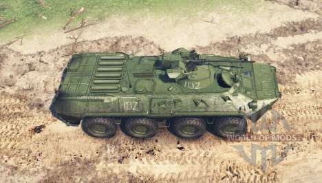 BTR 82A (GAZ-59034) para Spin Tires
