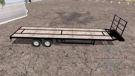 Flatebed trailer para Farming Simulator 2013