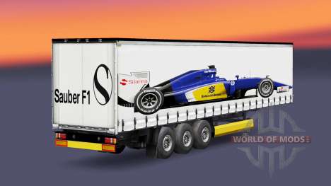 Peles de Fórmula 1, as equipes para a semi para Euro Truck Simulator 2