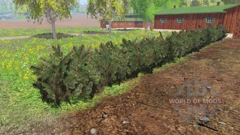 Placeable shrubs para Farming Simulator 2015