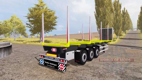Riedler-Anhanger timber semitrailer v1.1 para Farming Simulator 2013