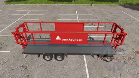 ANNABURGER bale trailer para Farming Simulator 2017