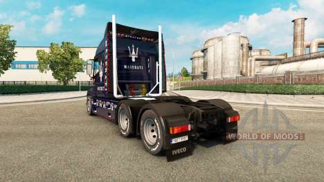 A pele da Maserati no caminhão Iveco Strator para Euro Truck Simulator 2