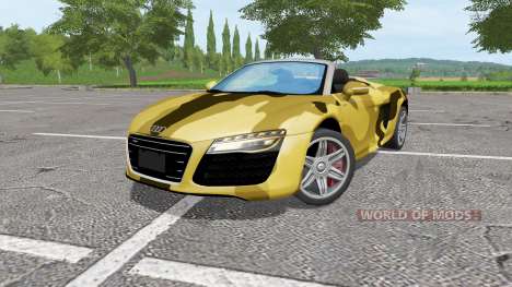 Audi R8 V10 Spyder desert para Farming Simulator 2017