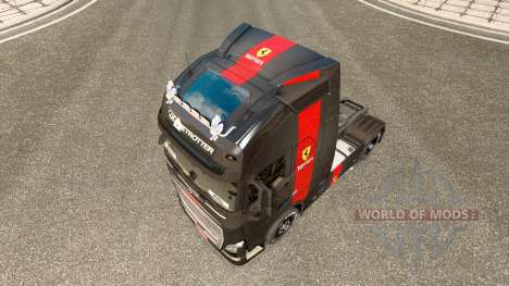 Ferrari pele para a Volvo caminhões para Euro Truck Simulator 2