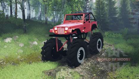 Jeep Wrangler (YJ) mega para Spin Tires