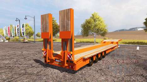 Goldhofer low loader semitrailer para Farming Simulator 2013