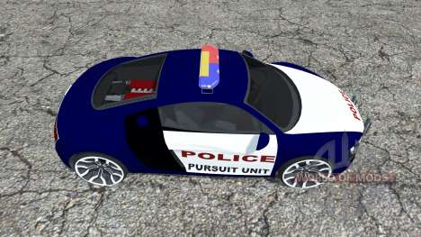 Audi R8 Police para Farming Simulator 2013