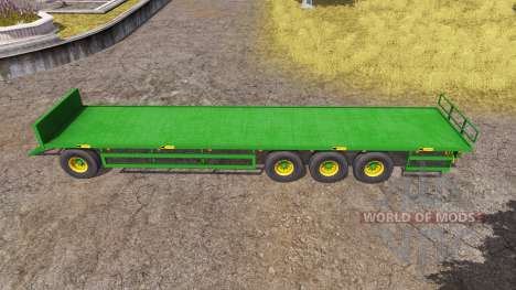 NC Engineering bale trailer para Farming Simulator 2013