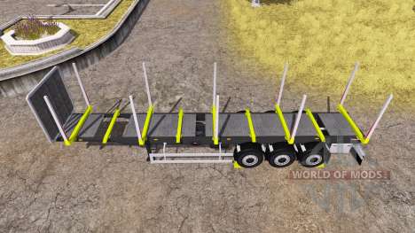 Riedler-Anhanger timber semitrailer v1.1 para Farming Simulator 2013