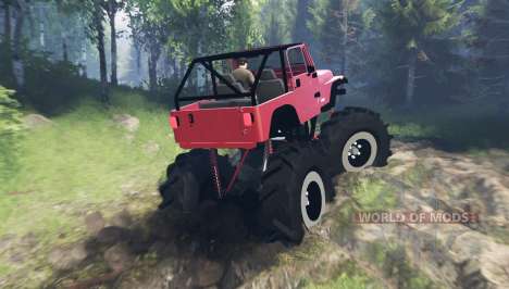 Jeep Wrangler (YJ) mega para Spin Tires