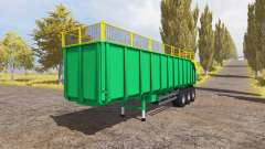 Silage semitrailer para Farming Simulator 2013